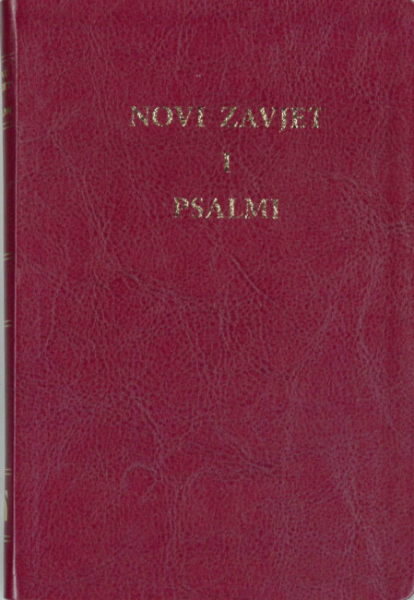 Neues Testament m. Psalmen weinrot, Kroatisch